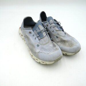 On Running Shoes Womens Size‎ 9 Gray White Cloud Lightweight Mesh CloudTec Road